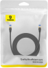Медна пач корда Baseus B0013320B111-02, 2х RJ45, 10 GB/s, Cat. 7, 2m, Черен снимка 8