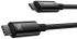 Кабел/адаптер Baseus Tungsten Gold, USB Type-C, 2м, 240 W, 480 Mbps, Черен снимка 3