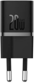 Принадлежност за смартфон Зарядно устройство Baseus GaN5 20W мини USB-C, 20W CCGN050101 - черно снимка 2