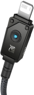 Кабел/адаптер Baseus Unbreakable Series, USB 2.0, Lightning, 480 Mbps, Черен снимка 6