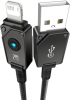 Кабел/адаптер Baseus Unbreakable Series, USB 2.0, Lightning, 480 Mbps, Черен снимка 7