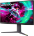 Монитор Геймърски LG 32GR93U-B, 32" 3840x2160, 400 nits, 144Hz, 1ms, HDMI, DP, Pivot, VESA снимка 2