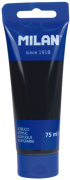 Milan Акрилна боя, черна, 75 ml снимка 1