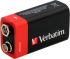 Батерия Verbatim ALKALINE BATTERY 9V 1 PACK (HANGCARD) снимка 2