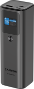 Външна батерия Canyon PB-2010, 27000 mAh, 97.2Wh, 5 A, 140 W, LCD дисплей, Черен снимка 2