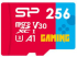 Silicon Power Superior Gaming 256GB, microSDHC-SDXC, Class 10, A1, V30, UHS-I U3, SD адаптер снимка 2