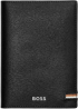 Hugo Boss Калъф за паспорт Iconic, черен снимка 2