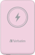 Външна батерия Verbatim MCP-10PK, 10000 mAh, UBS Тype-C, 20W, Wireless Charging 15W, Розов снимка 1