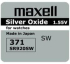 Бутонна батерия сребърна MAXELL SR-920 SW -370-371-AG6  1.55V снимка 2