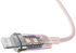 Кабел Baseus Explorer Series USB-C - Lightning 20W 1 м CATS010204 - розов снимка 5