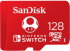 SanDisk for Nintendo Switch, microSDXC, UHS-I, 128GB, 100MB-s, Червен снимка 1