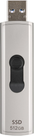 SSD Transcend ESD320A, 512GB, USB Type-A, 10Gbps, 1050 MB/s, 950 MB/s, Сив снимка 1