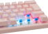 Геймърска клавиатура GK-002421 WAKIZASHI, сини клавиши, розовa снимка 4