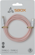 SBOX TYPEC-1-P, Кабел USB TYPE C M, USB TYPE C M, 60W, 1м, Розов снимка 2
