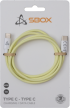 SBOX TYPEC-1-Y,Кабел USB TYPE C M, USB TYPE C M, 60W, 1м, Жълт снимка 2