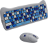 Клавиатура CANYON HSET-W6 EN Keyboard+Mouse Kitty Edition AAA+АА Wireless Blue снимка 4