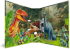 Herma Класьор Dino World, картонен, 7 cm, на динозаври снимка 3