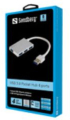 USB Хъб Mini USB 3.0 Hub 4 порта  снимка 3