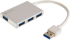 USB Хъб Mini USB 3.0 Hub 4 порта  снимка 1