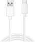 USB-C към USB-A кабел | Бял | 1м  снимка 1