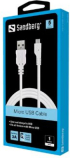 MicroUSB кабел за синхронизиране и зареждане | Бял  снимка 2