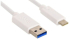 USB-C 3.1 към USB-A 3.0 кабел | Бял | 2м  снимка 2