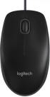 МИШКА LOGITECH B100 - Жична - Черна - PN 910-003357 снимка 1
