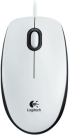 МИШКА LOGITECH M100 - Жична - Бялаф - PN 910-006764 снимка 1