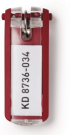 Продукт Durable Ключодържатели, резервни, с табелка, 6 броя, червени снимка 1