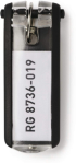 Продукт Durable Ключодържатели, резервни, с табелка, 6 броя, черни снимка 1