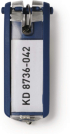 Продукт Durable Ключодържатели, резервни, с табелка, 6 броя, тъмносини снимка 1
