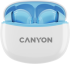 Слушалки CANYON headset TWS-5 Blue снимка 1