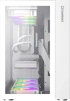 Gamemax кутия Case ATX - Infinity White снимка 2