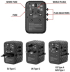 Кабел/адаптер USB-A-Cx4 Charger, 65W PD3-QC4, Verbatim UTA-05 GaN снимка 3