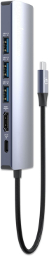 Докинг станция MANNATTAN 153959 : USB Type-C PD 6-in-1, USB-C PD 100W, HDMI 4K60Hz снимка 5