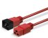 LINDY LNY-30124 : Кабел захранващ IEC C19 to IEC C20 , 16A, 3м, червен снимка 5