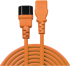 LINDY LNY-30475 : Захранващ удължителен кабел, IEC C14 към C13, 2m, Оранжев снимка 1