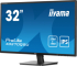 Монитор IIYAMA X3270QSU-B1, 31.5\'\', IPS LED panel, QHD 2560 x 1440, 250cd/m2, 1200:1, 100Hz, 3ms, Flicker free, Adaptive Sync, HDMI снимка 4