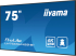 Интерактивна дъска/дисплей IIYAMA LH7565UHSB-B1, 74.5\'\' Thin bezel, IPS panel, AG, 16:9, 4K UHD 3840x2160, 800cd/m2 снимка 4