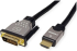 ROLINE 11.04.5876 : Видео кабел, DVI (24+1) - HDMI, M-M, черно-сребрист 1.5 м снимка 3