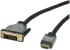 ROLINE 11.04.5876 : Видео кабел, DVI (24+1) - HDMI, M-M, черно-сребрист 1.5 м снимка 4