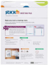 Продукт Stick'n Блок за флипчарт, самозалепващ се, 762 x 635 mm, 30 листа, бял снимка 3
