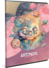 Gipta Тетрадка Astropastel, А4, бяла хартия, широки редове, картонена корица, 60 листа снимка 4