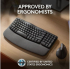 Клавиатура LOGITECH Wave Bluetooth ergonomic keyboard - GRAPHITE - US INT'L снимка 9