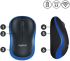 МИШКА LOGITECH M185 - Wireless - Черна/Синя - PN 910-002236 снимка 4