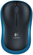 МИШКА LOGITECH M185 - Wireless - Черна/Синя - PN 910-002236 снимка 1