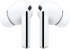 Слушалки Samsung Galaxy Buds3 Pro, In-Ear, Bluetooth 5.4, Микрофон, 20 000 Hz, 515 mAh, Бял снимка 2