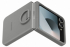 Калъф за смартфон Samsung Grey Silicone Case - For Samsung Galaxy Z Flip 6 снимка 5