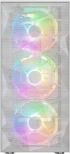 Кутия Montech X3 MESH, Mid-tower Case, TG, 6 fixed RGB Fans, Бял снимка 2
