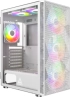 Кутия Montech X3 MESH, Mid-tower Case, TG, 6 fixed RGB Fans, Бял снимка 1